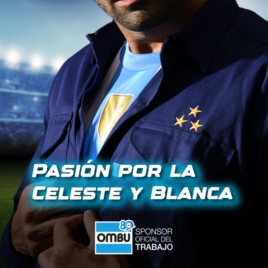 Pasión por la celeste y blanca - OMBU sponsor oficial del trabajo